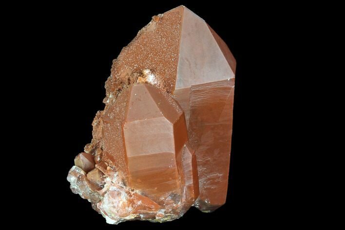 Natural, Red Quartz Crystal Cluster - Morocco #88917